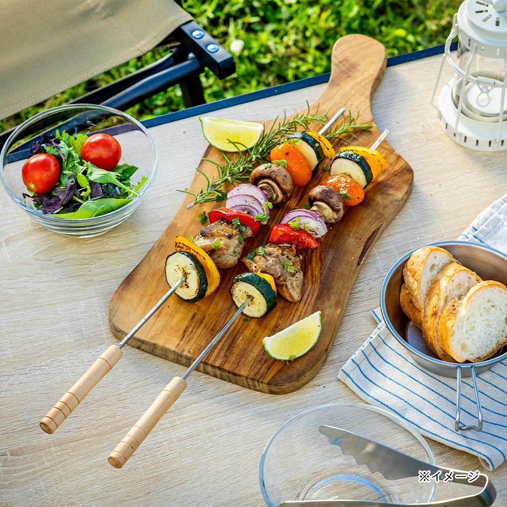 キャプテンスタッグ CAPTAIN STAG BBQ ダブルスキュア 2本組 UG