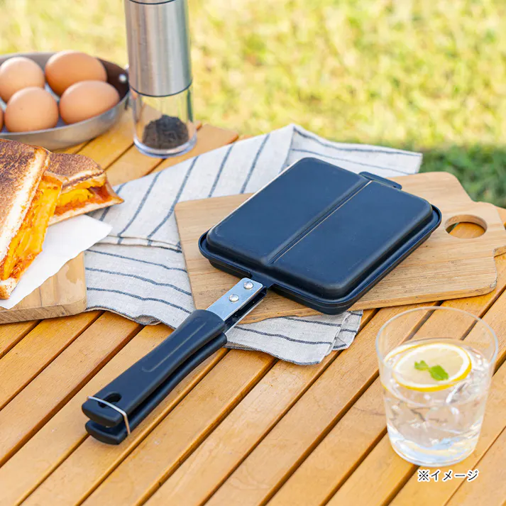 カインズ ホットサンドメーカー2枚用 仕切り付き