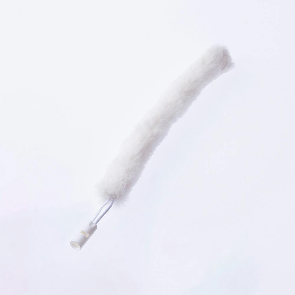 交換できる猫じゃらし(交換用) しっぽ ホワイト | ペット用品（猫
