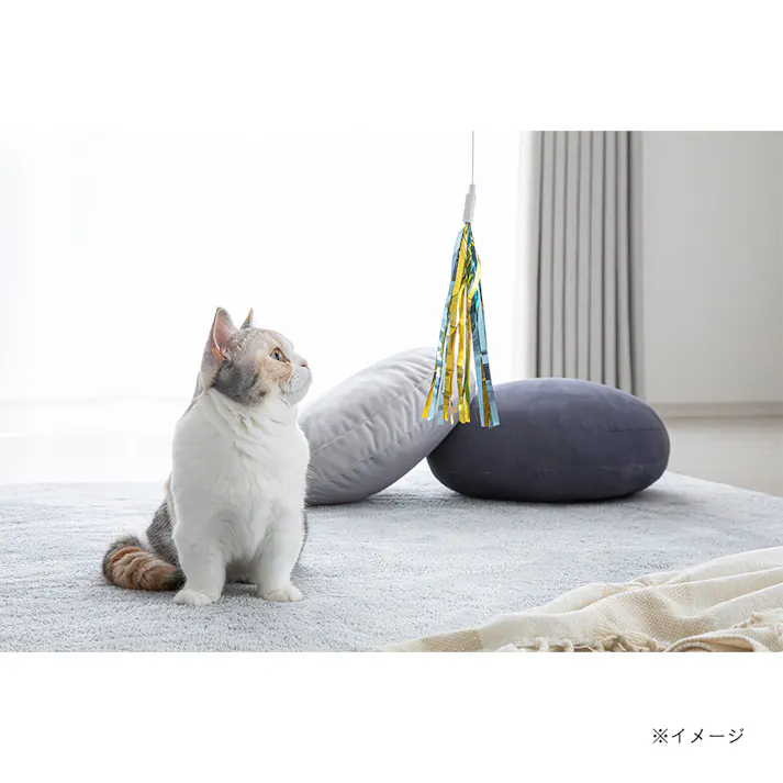 交換できる猫じゃらし(交換用) スリットリボン