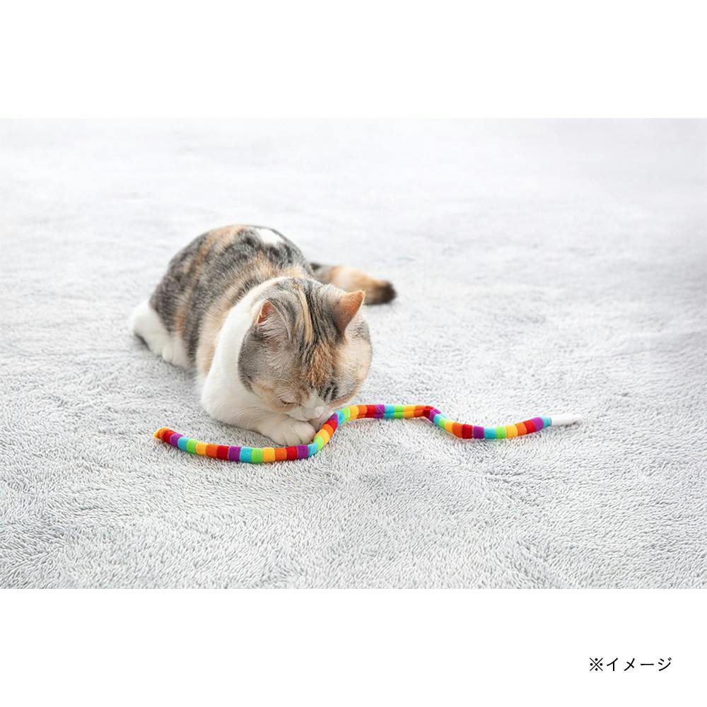 交換できる猫じゃらし(交換用) レインボー | ペット用品（猫
