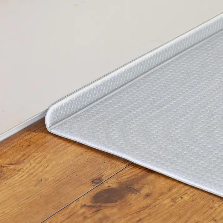 すき間を埋めるキッチンマット L-Fit モカ 45×240cm 厚み6mm クッション性 抗菌 燃えにくい 防カビ 拭くだけお手入れ