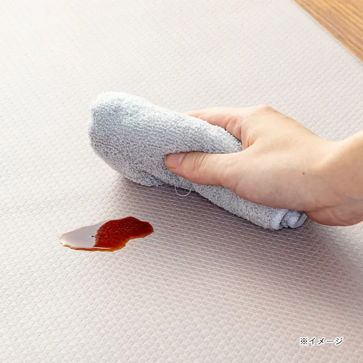 すき間を埋めるキッチンマット L-Fit ピンク 45×240cm 厚み6mm クッション性 抗菌 燃えにくい 防カビ 拭くだけお手入れ