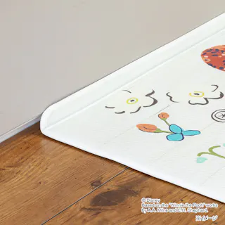 すき間を埋めるキッチンマット L-Fit くまのプーさん 45×120cm 厚み6mm クッション性 抗菌 燃えにくい 防カビ 拭くだけお手入れ