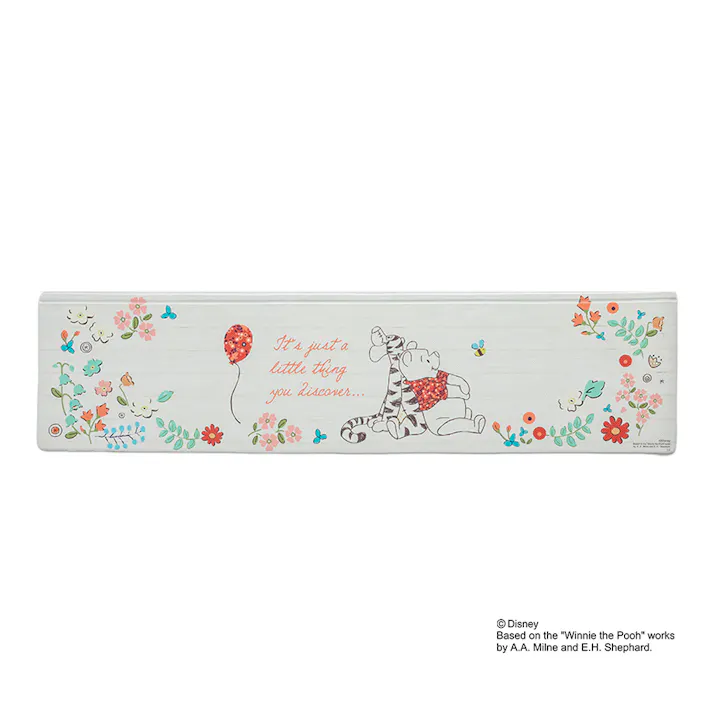 すき間を埋めるキッチンマット L-Fit くまのプーさん 45×180cm 厚み6mm クッション性 抗菌 燃えにくい 防カビ 拭くだけお手入れ