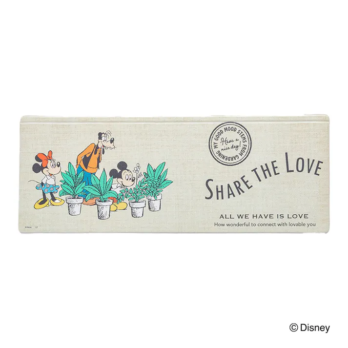 すき間を埋めるキッチンマット L-Fit ミッキー&フレンズ 45×120cm 厚み6mm クッション性 抗菌 燃えにくい 防カビ 拭くだけお手入れ