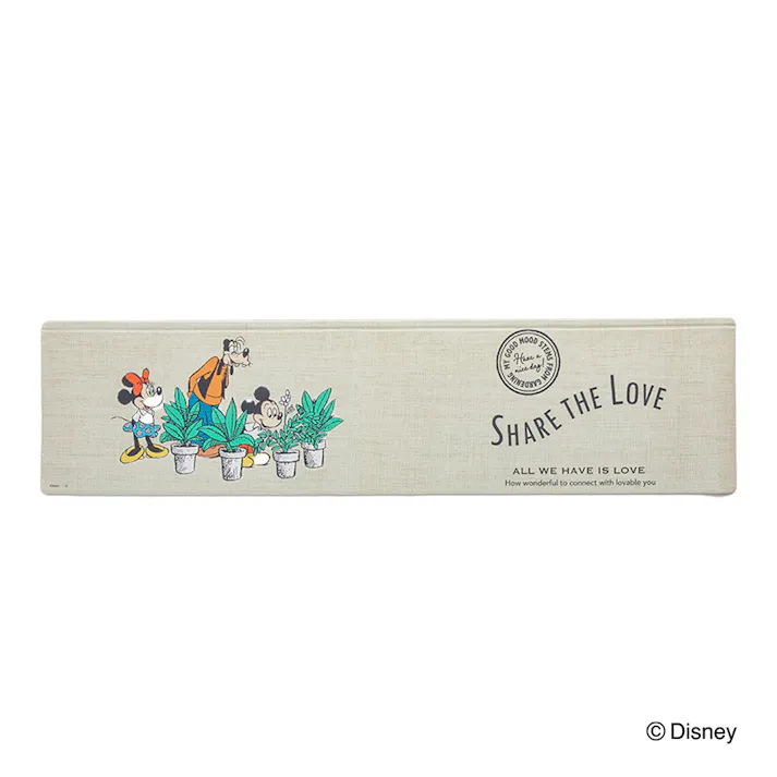 すき間を埋めるキッチンマット L-Fit ミッキー&フレンズ 45×180cm 厚み6mm クッション性 抗菌 燃えにくい 防カビ 拭くだけお手入れ