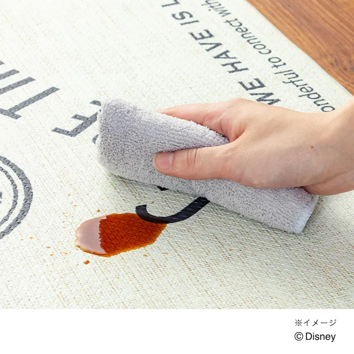 すき間を埋めるキッチンマット L-Fit ミッキー&フレンズ 45×240cm 厚み6mm クッション性 抗菌 燃えにくい 防カビ 拭くだけお手入れ