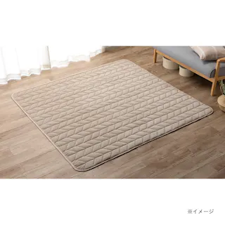 ずれにくい洗えるラグ Pitapa ベージュ 190×240cm