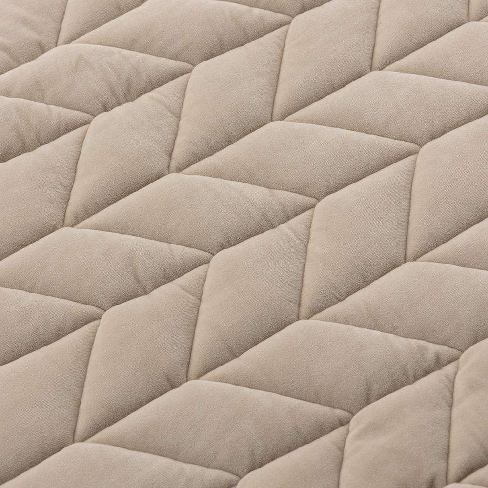 ずれにくい洗えるラグ Pitapa ベージュ 190×240cm | ラグ