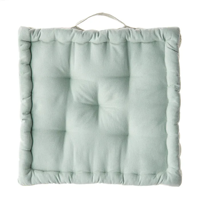 フロアクッション ミントグリーン/グリーン 40x40cm