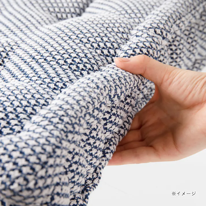 フロアクッション ホワイトクロス 40x40cm