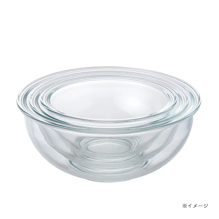 レンジやオーブンで使える耐熱ガラスボウル 18cm
