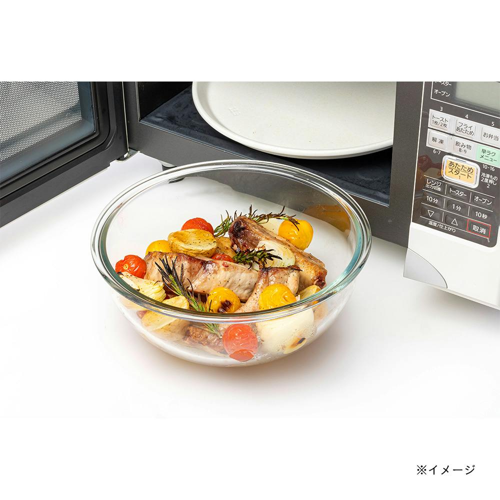 レンジやオーブンで使える耐熱ガラスボウル 24cm | シンク・コンロ