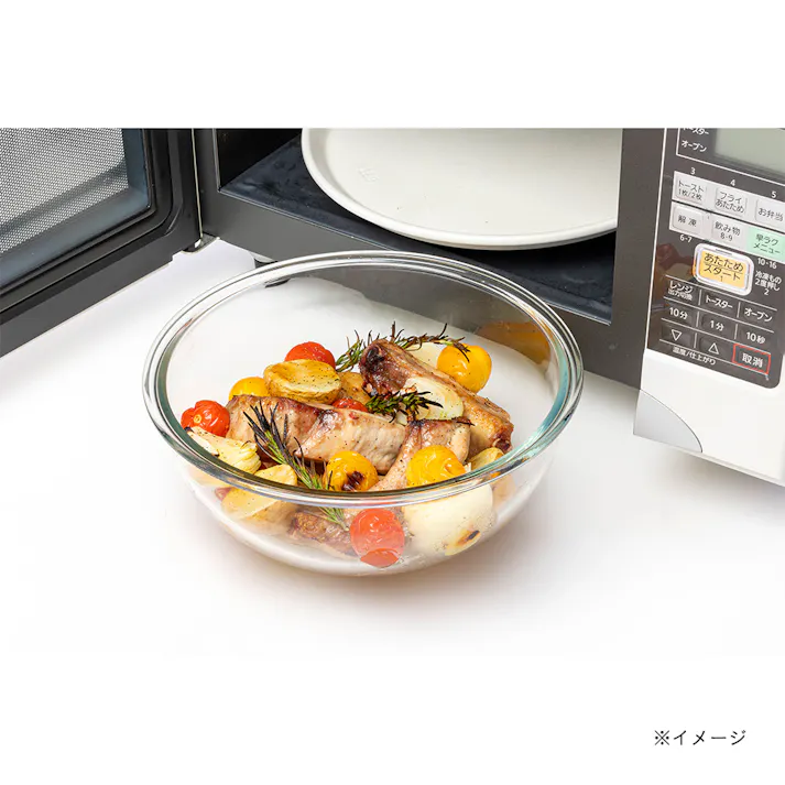 レンジやオーブンで使える耐熱ガラスボウル 24cm