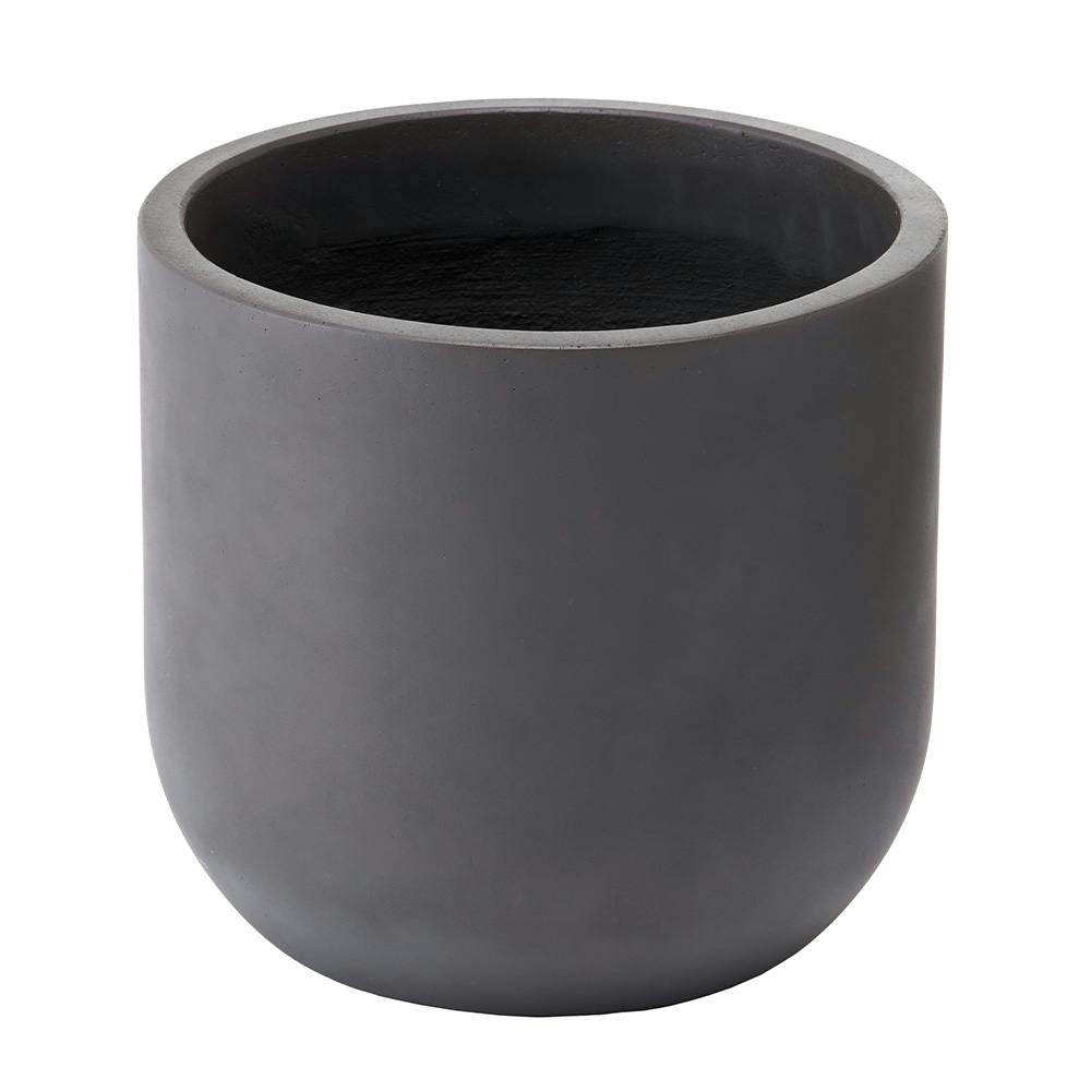 ボスザル　チャコール20本 カインズ セメント鉢 ベイシス S チャコールグレー | 鉢・プランター