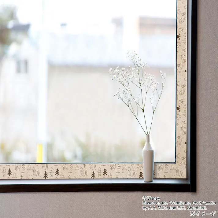 カインズ ディズニー サッシ枠 結露吸水テープ ディズニー Winnie the Pooh くまのプーさん 4cm 90cm 3本入