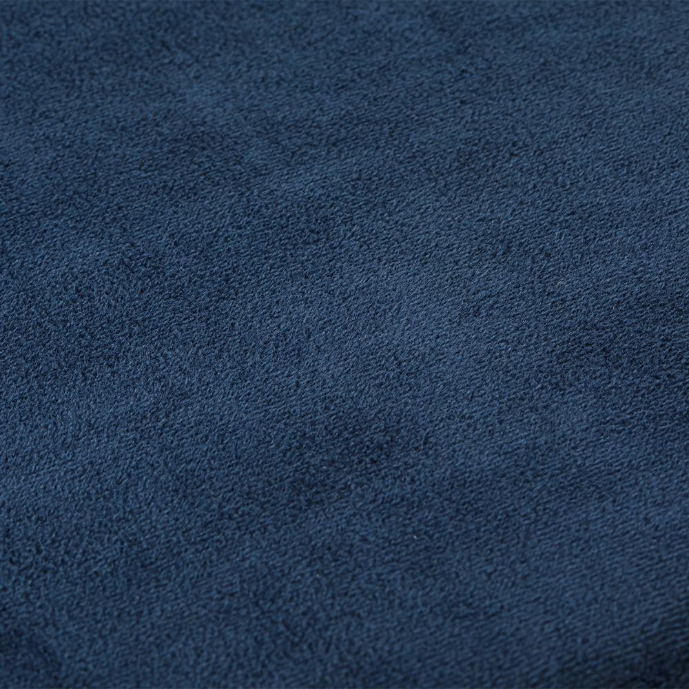 チェアクッション ネイビー 幅30cm 奥行30cm 高さ4cm 丸形 裏面