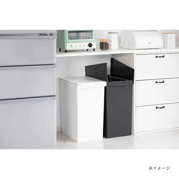 フタが選べるキッチンペール 45L ホワイト 本体