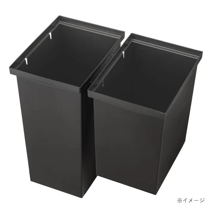 フタが選べるキッチンペール30L ブラック 本体