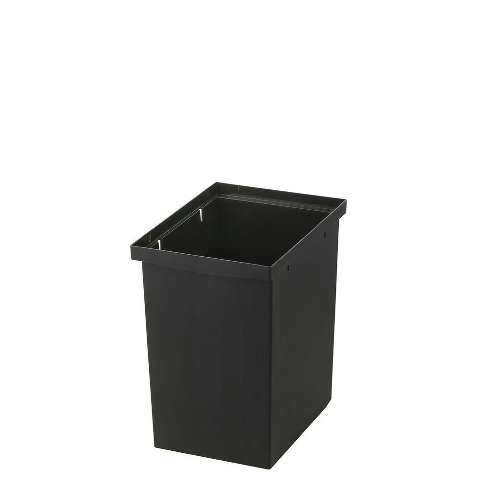 フタが選べるキッチンペール 20L ブラック 本体 | ゴミ箱