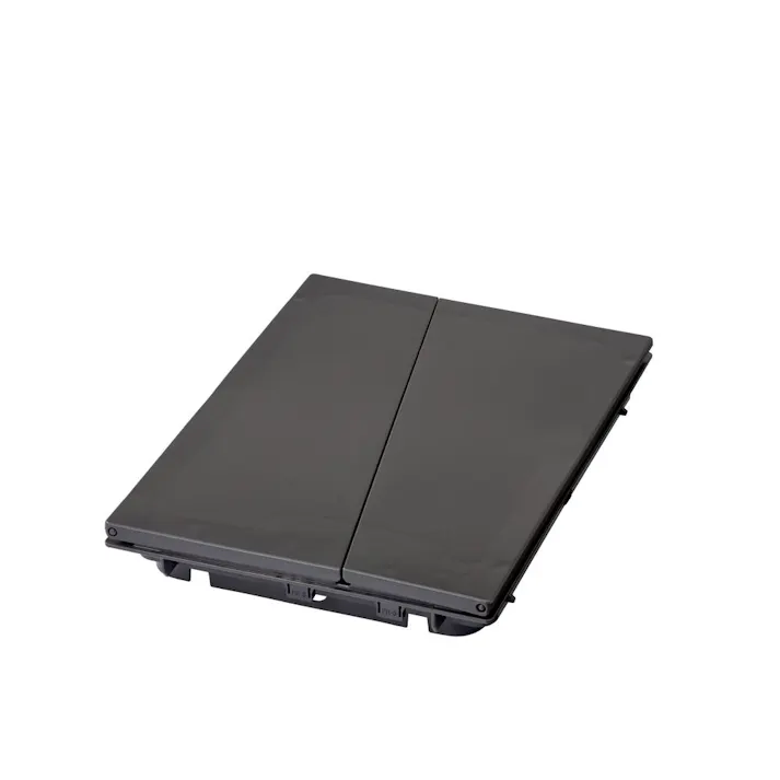 高さが低くても全開できるプッシュフタ 30L・20L兼用フタ ブラック