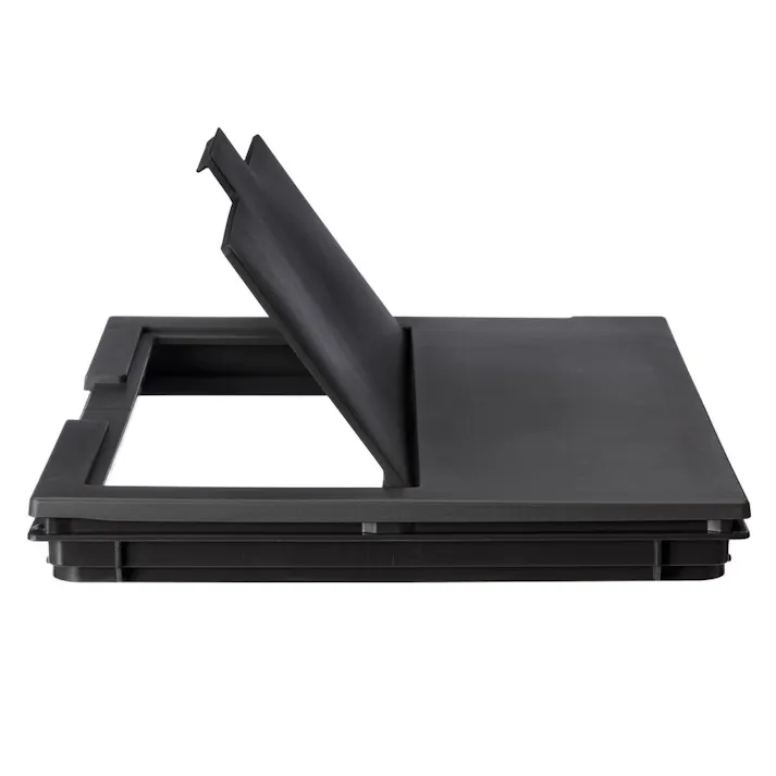 横置きでも使えるサイドオープンフタ 45L用 ブラック