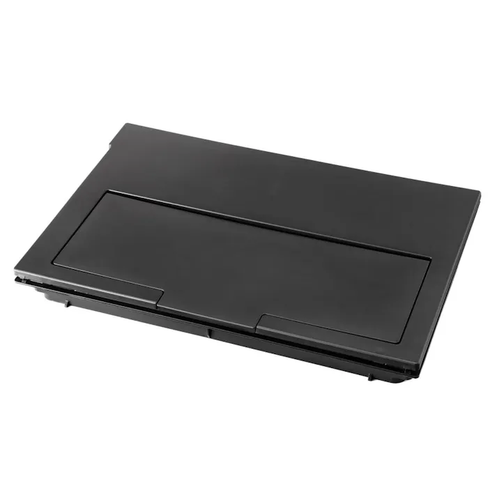 横置きでも使えるサイドオープンフタ 45L用 ブラック