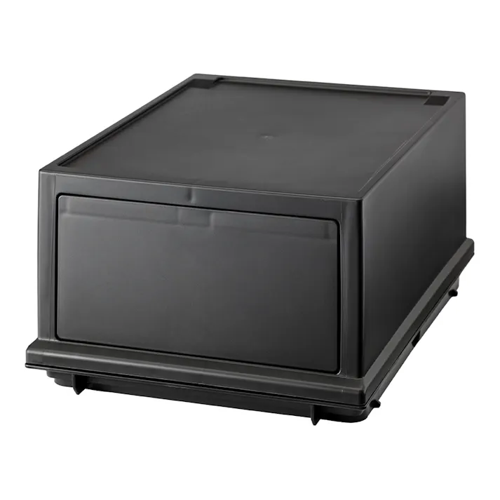 縦に重ねて使えるフロントオープンフタ 30L・20L兼用 ブラック