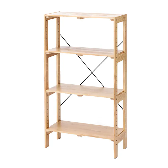 木製ラック 4段 幅67cm