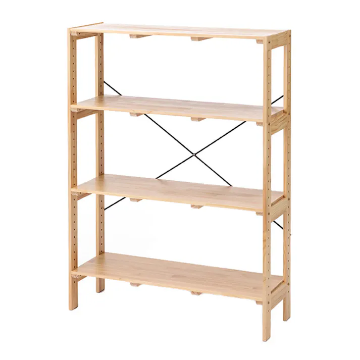 木製ラック 4段 幅88cm