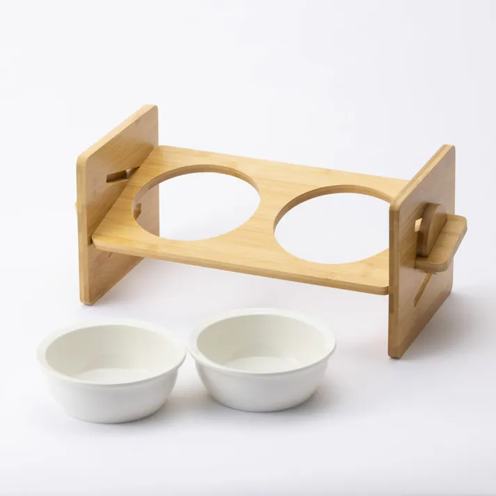 高さが変えられるペットテーブル ダブル