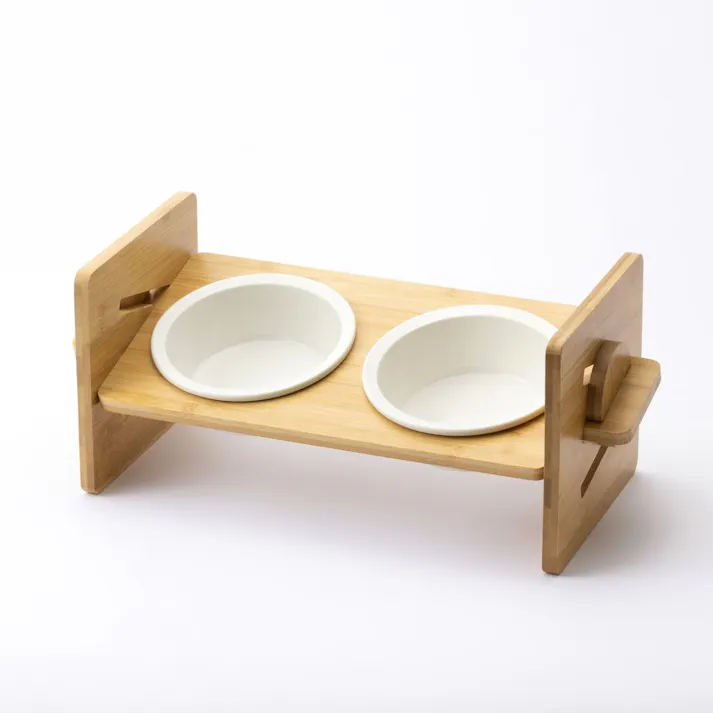 高さが変えられるペットテーブル ダブル