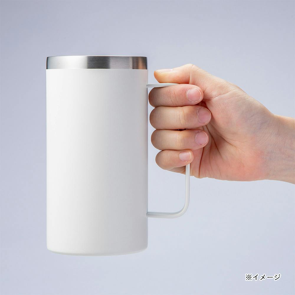 ステンレスジョッキ 500ml ホワイト | 食器・グラス・カトラリー