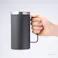 ステンレスジョッキ 500ml ブラック