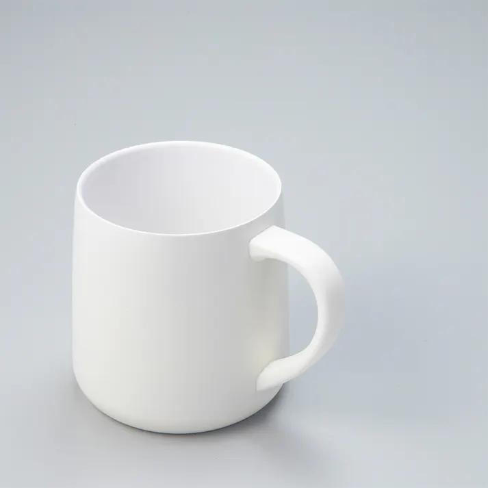セラミックコートマグカップ 400ml ホワイト