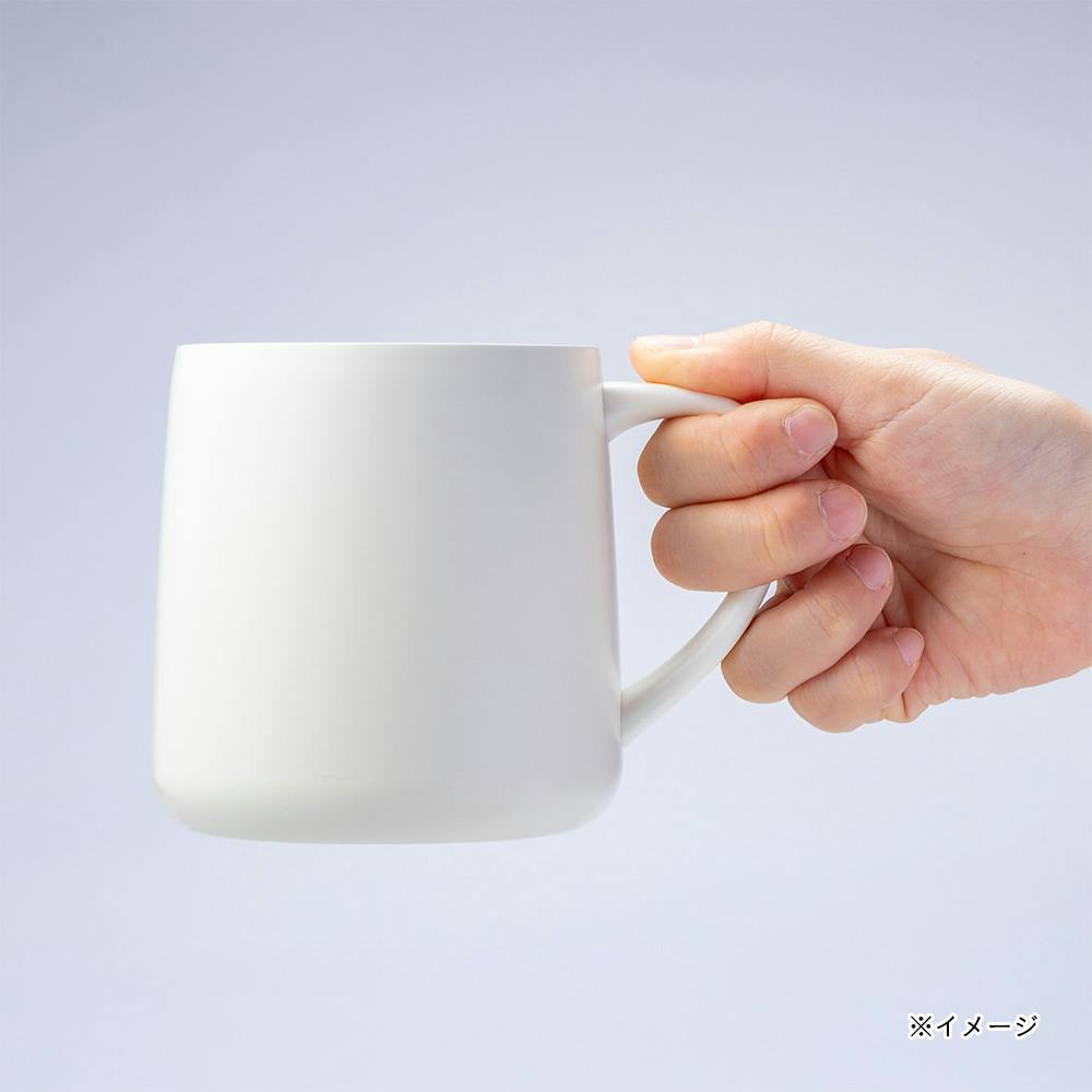 セラミックコートマグカップ 400ml ホワイト | 食器・グラス