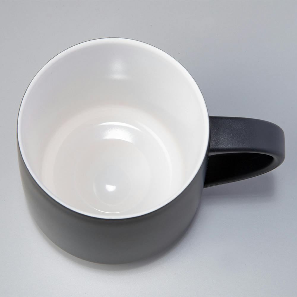 セラミックコートマグカップ 400ml ブラック | 食器・グラス