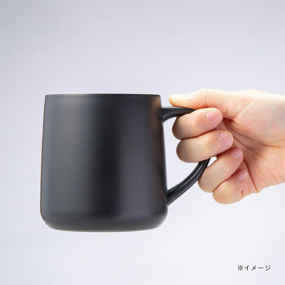 セラミックコートマグカップ 400ml ブラック | 食器・グラス