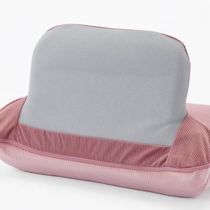 背もたれイス Lepoco専用カバー ピンク 幅58cm 奥行36cm 高さ34cm 洗濯OK 制菌防臭加工 すべり止め加工 (カバーのみ)