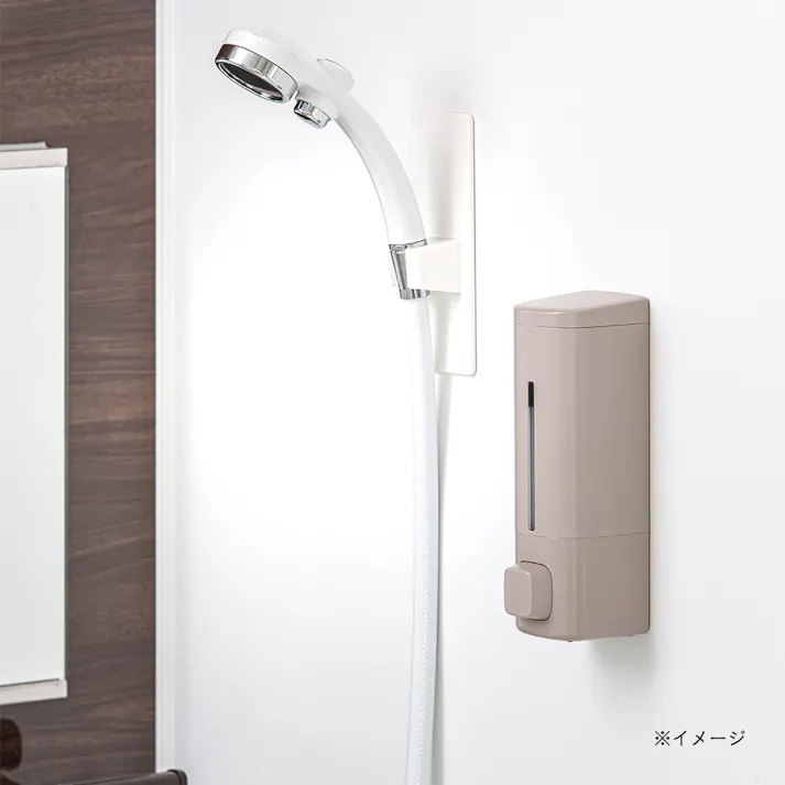 浮かせて収納 下から出るマグネットディスペンサー ウォームグレー