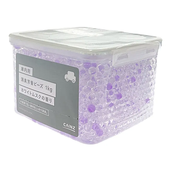カインズ 車内用消臭ビーズ ホワイトムスク 1kg