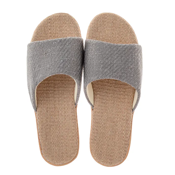 サンダルとしても履けるスリッパ グレー 28cm