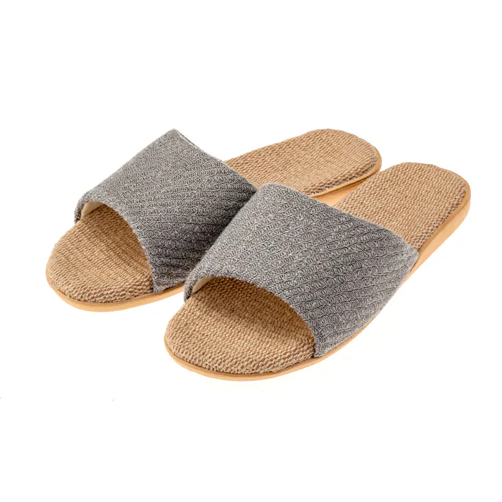 サンダルとしても履けるスリッパ グレー 27cm