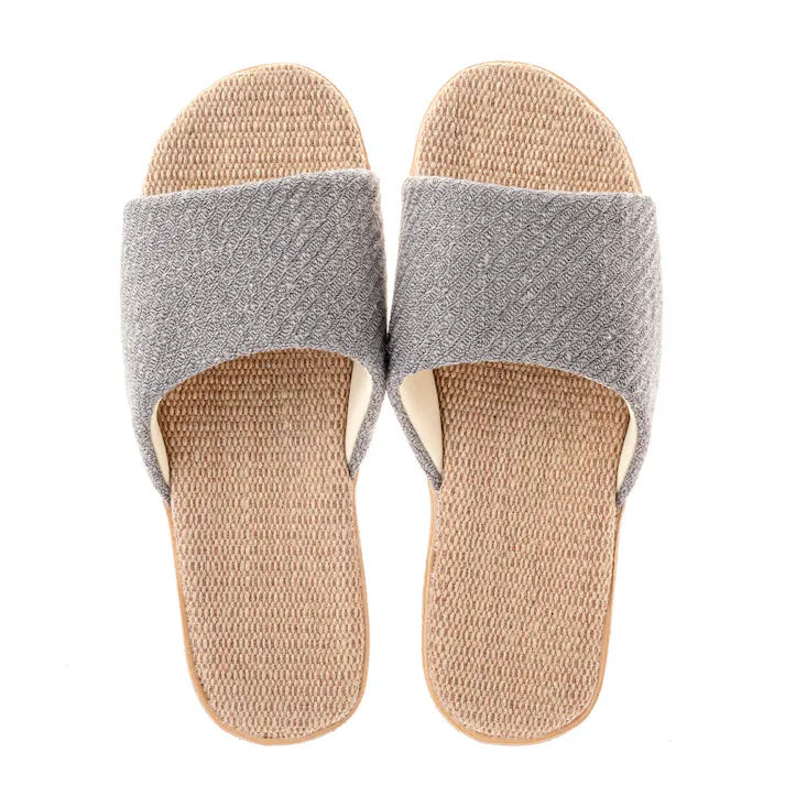 サンダルとしても履けるスリッパ グレー 27cm