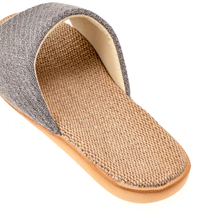 サンダルとしても履けるスリッパ グレー 27cm