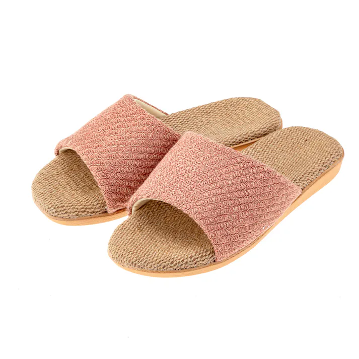 サンダルとしても履けるスリッパ ピンク 23cm