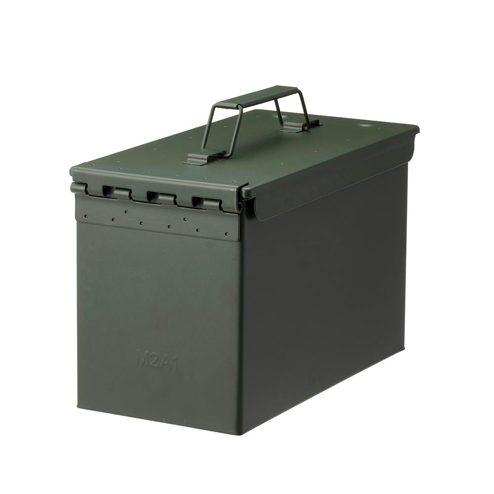 カインズ 防塵・防滴スチールケース 中 カーキ 幅30cm 奥行15.5cm 高さ