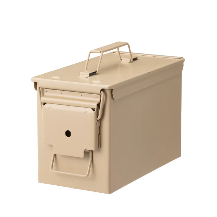 カインズ 防塵・防滴スチールケース 中 サンドベージュ 幅30cm 奥行15.5cm 高さ18.5cm