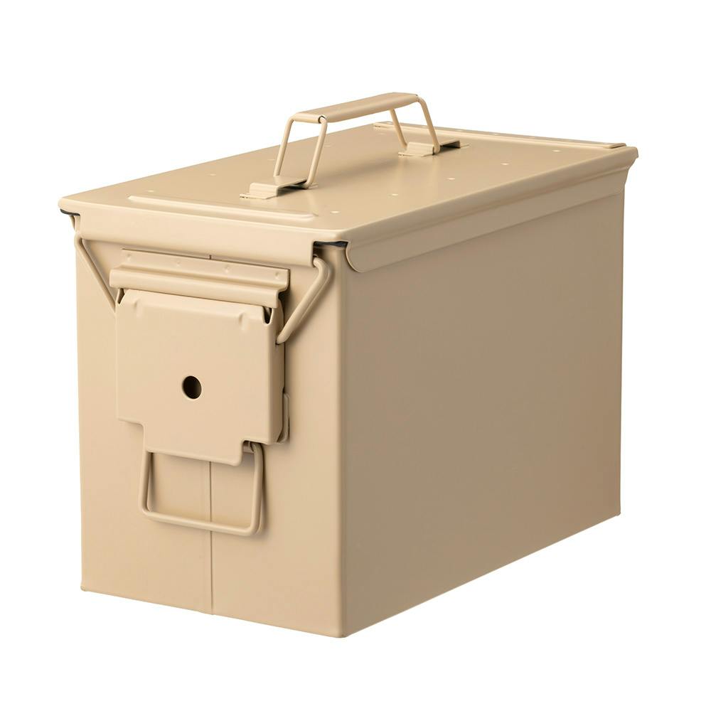 カインズ 防塵・防滴スチールケース 大 サンドベージュ 幅32cm 奥行